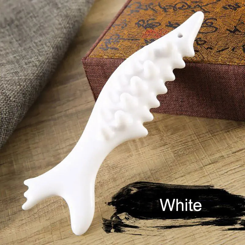 Ceramic Gua Sha Neck & Face Massager