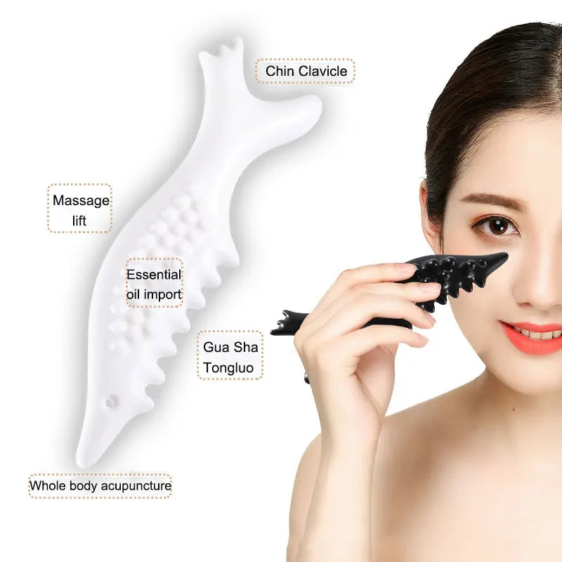 Ceramic Gua Sha Neck & Face Massager