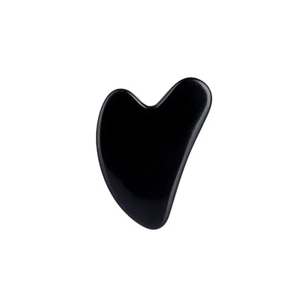 Jade Gua Sha & Obsidian Facial Roller Set