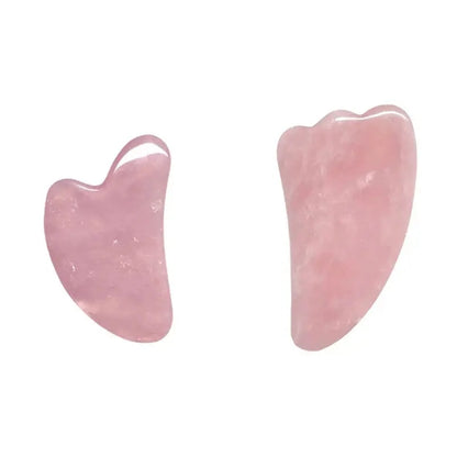 Rose Quartz Jade Roller & Gua Sha Set