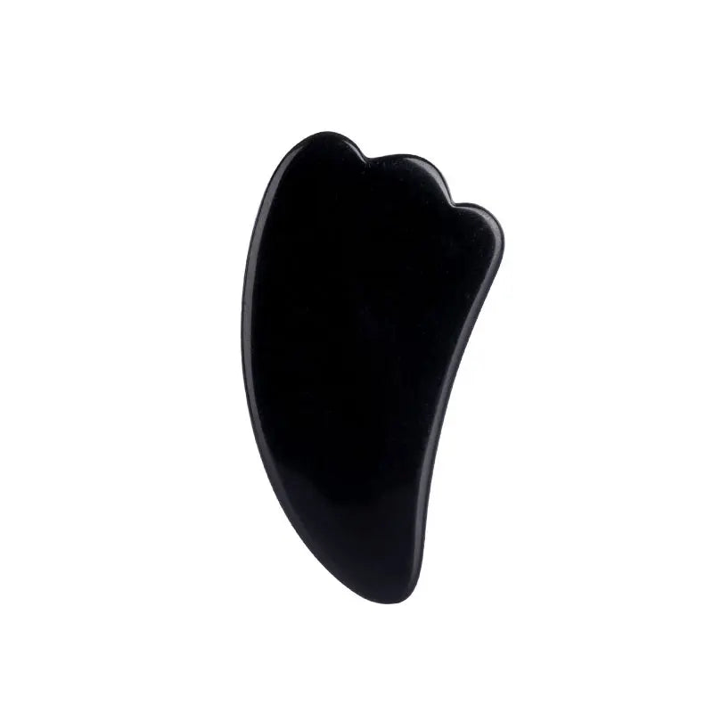 Jade Gua Sha & Obsidian Facial Roller Set