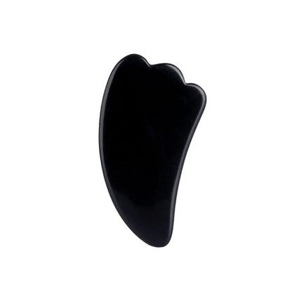 Jade Gua Sha & Obsidian Facial Roller Set