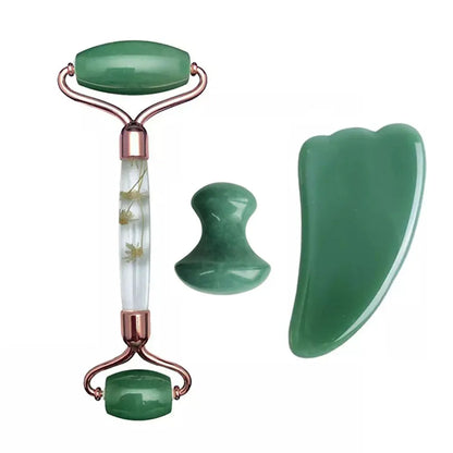 Aventurine Jade Roller & Gua Sha Set