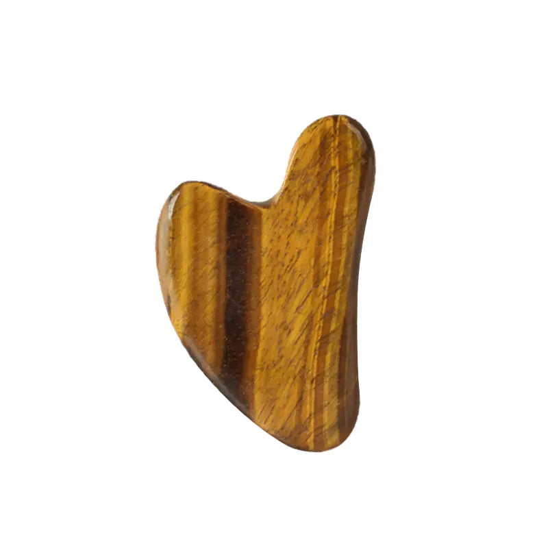 Natural Tiger Eye Gua Sha & Jade Roller Set
