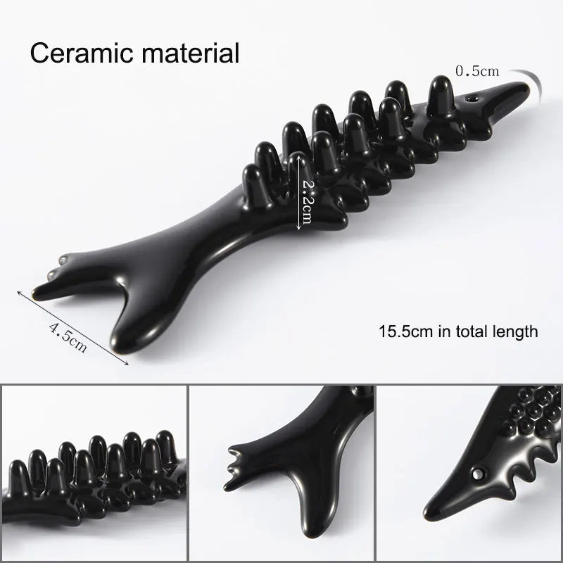 Ceramic Gua Sha Neck & Face Massager