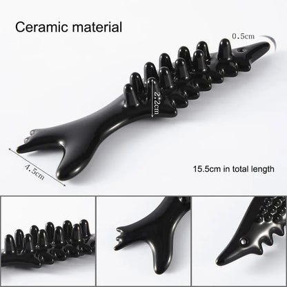 Ceramic Gua Sha Neck & Face Massager