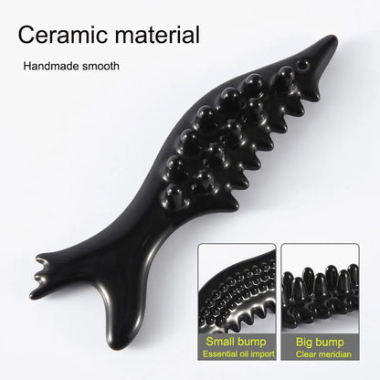 Ceramic Gua Sha Neck & Face Massager
