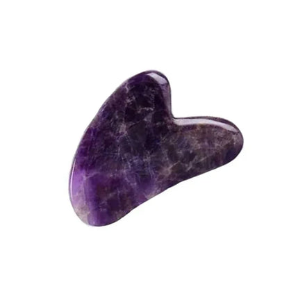Natural Amethyst Jade Roller & Gua Sha Set