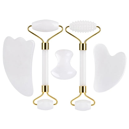 White Jade Face Roller & Gua Sha Set