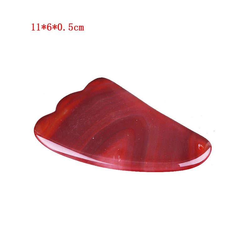 Natural Quartz Jade Gua Sha Massage Tool