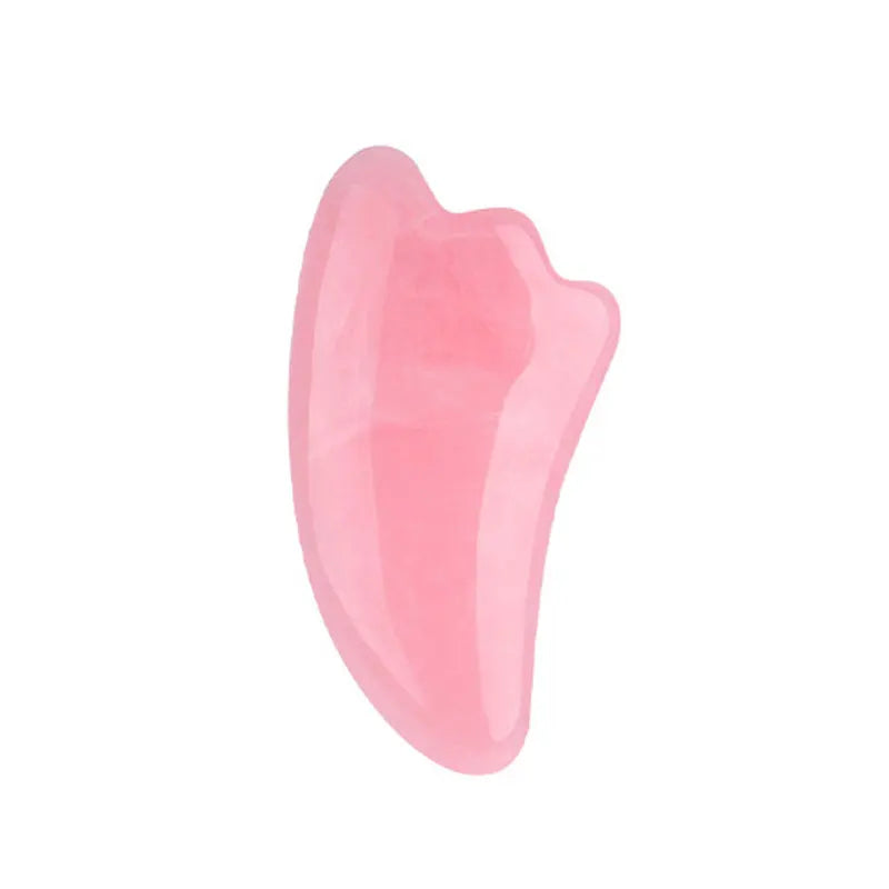 Natural Pink Resin Jade Roller & Gua Sha Set