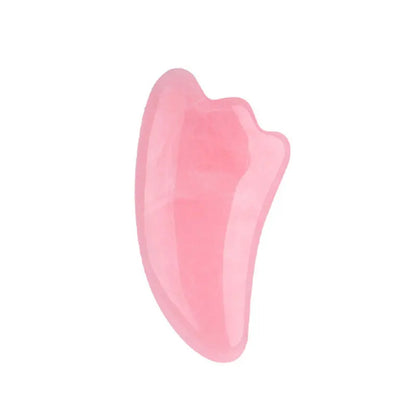 Natural Pink Resin Jade Roller & Gua Sha Set