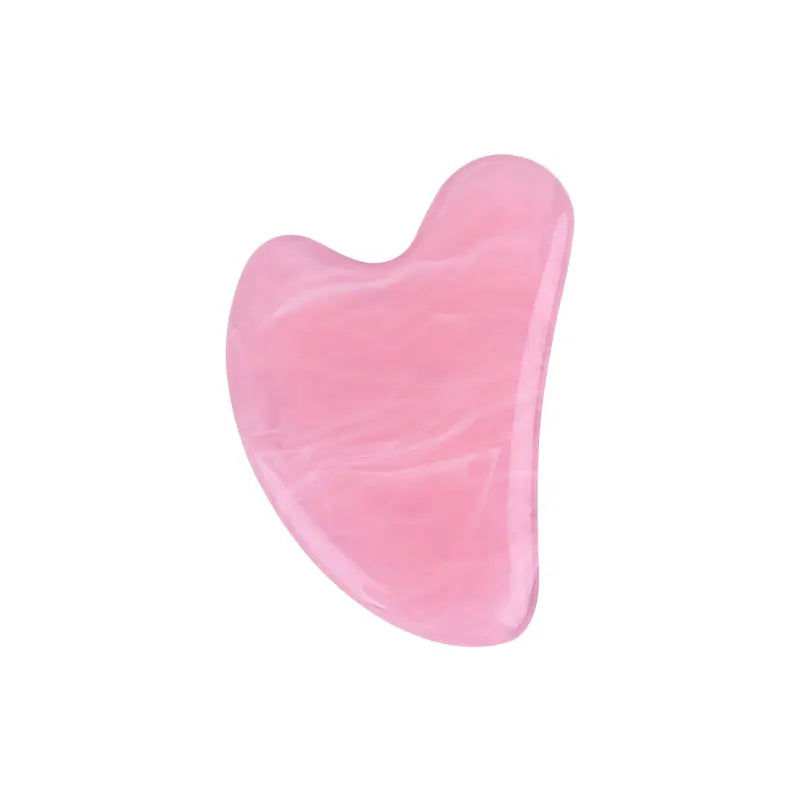 Natural Pink Resin Jade Roller & Gua Sha Set