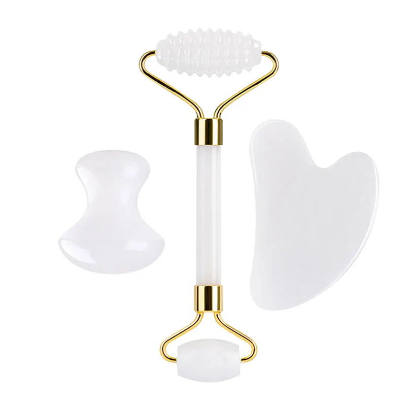 White Jade Face Roller & Gua Sha Set