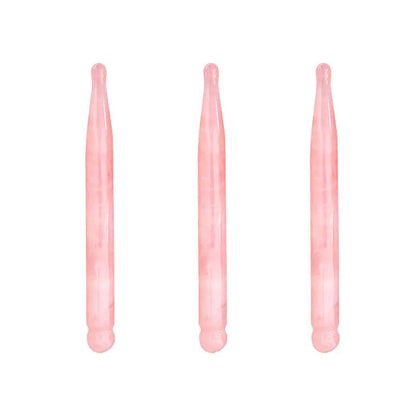 Rose Quartz Massage Bar & Jade Acupressure Stick