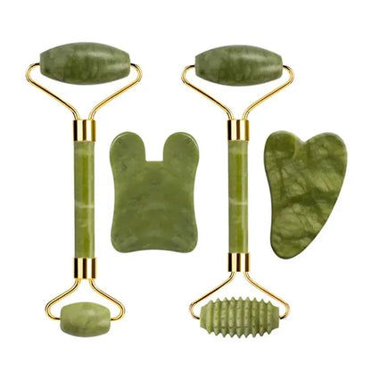 Natural Jade Roller & Gua Sha Scraper