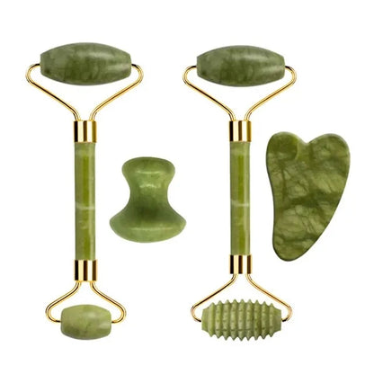 Natural Jade Roller & Gua Sha Scraper