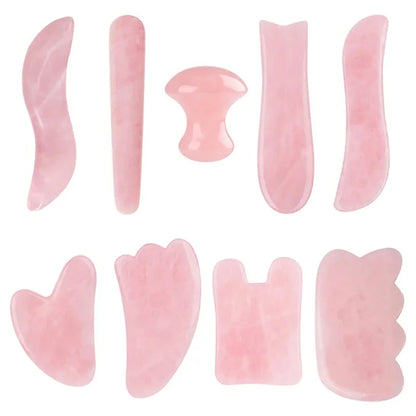 Natural Rose Quartz Gua Sha Tool