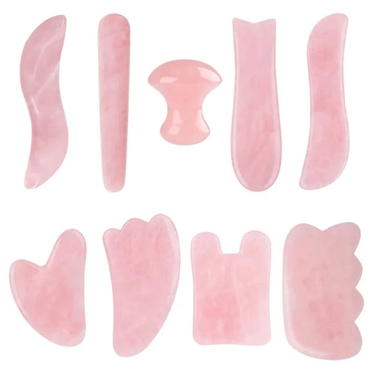 Natural Rose Quartz Gua Sha Tool