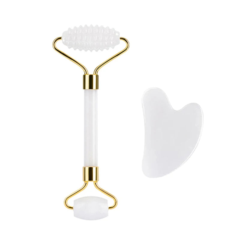 White Jade Cold Therapy Eye Mask & Gua Sha Set