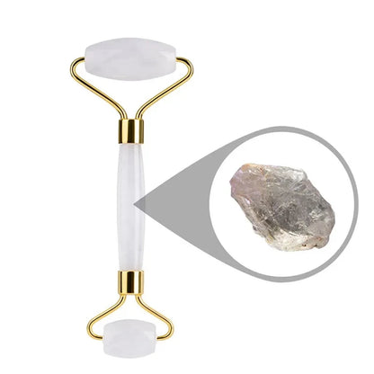 5PCS Natural Jade & Quartz Facial Roller Set