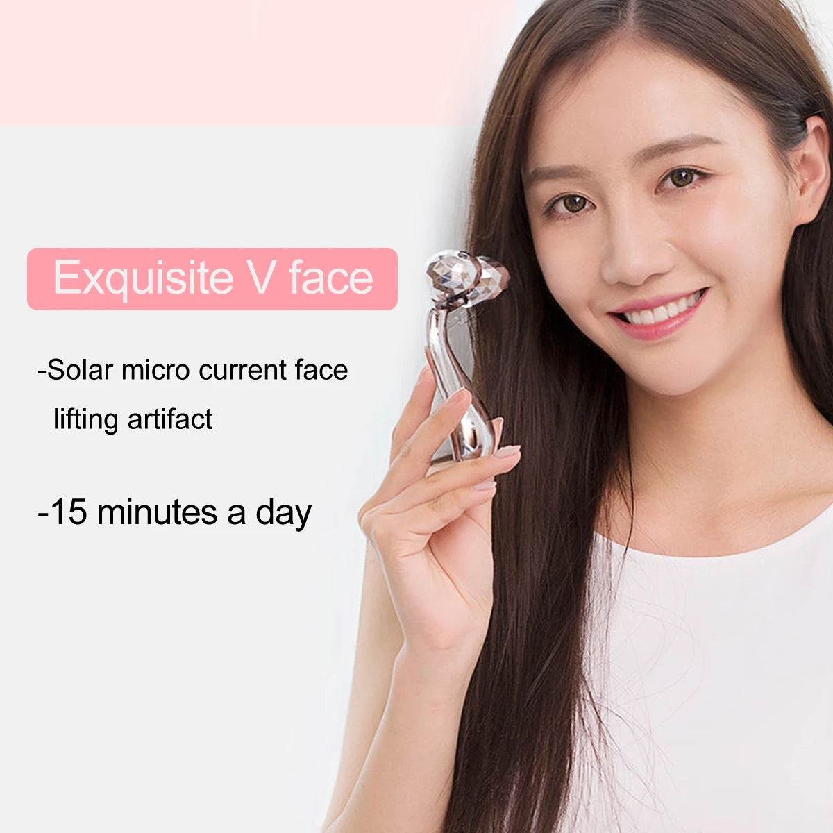 Face Massager Facial Lifting 3D Roller Body Slimming Massager Tool Y Shape Massagers Skin Care Tools Neck Massager 360 Rotate