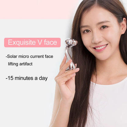 Face Massager Facial Lifting 3D Roller Body Slimming Massager Tool Y Shape Massagers Skin Care Tools Neck Massager 360 Rotate